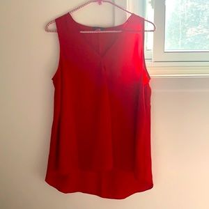 Vince Camuto | red slouchy tank top